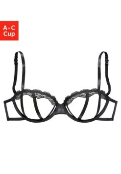 Petite Fleur Gold Büstenhebe, Mit Bügel Und Verführerischer Bänder-Optik, Sexy Dessous