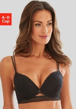 Vivance Push-up-BH »Viola«, Mit Spitze Aus Anteilig Recyceltem Polyamid, Sexy Dessous