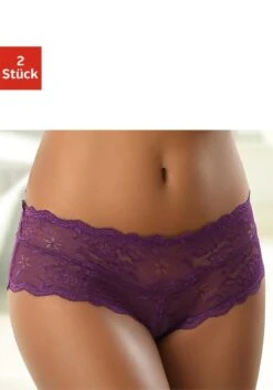 Vivance Panty »Premium Dessous«, (2 St.), Im Attraktiven Doppelpack Aus Edler Spitze