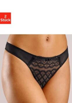 Petite Fleur String, (Packung, 2 Stück), Aus Modischer Spitze