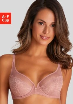 Nuance Bügel-BH »Ilara«, Aus Transparenter Spitze In Blumiger Spitze, Dessous