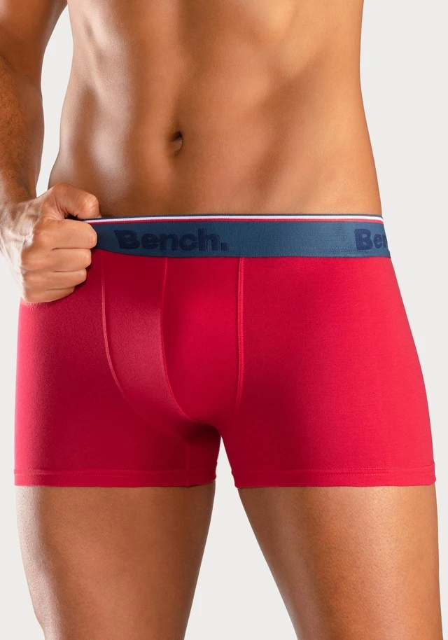 Bench. Boxer, (Packung, 4 St.), Mit Schmalen Streifen Im Webbund - Image 2