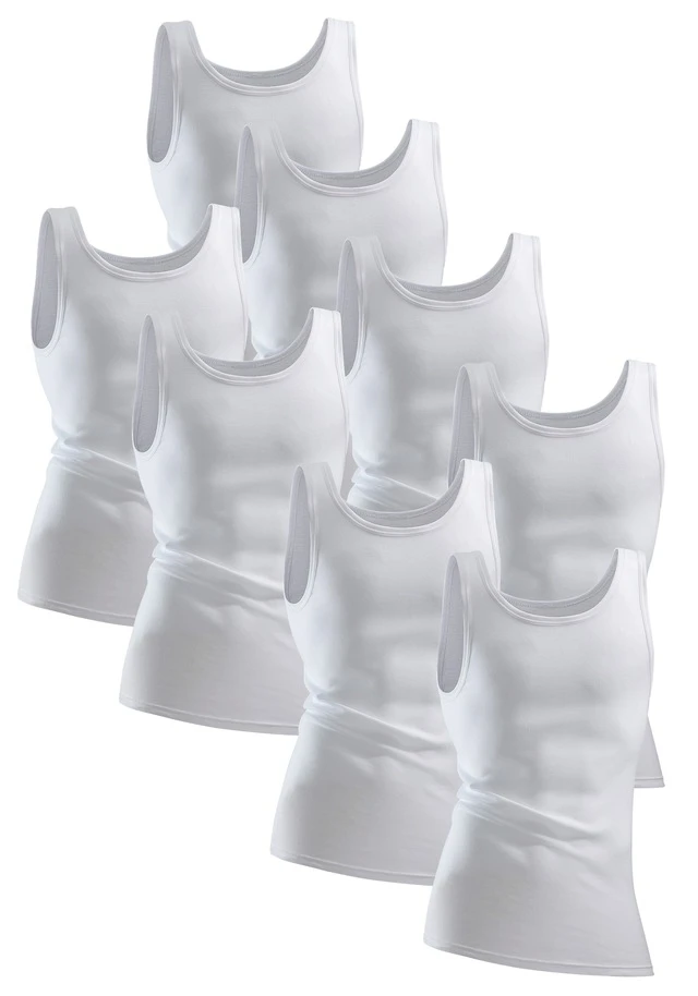 Clipper Unterhemd, (8 St.), Aus Feinripp - Image 4