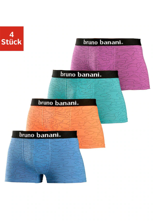 Bruno Banani Hipster, (Packung, 4 St.), Uni Oder Gemustert - Image 8