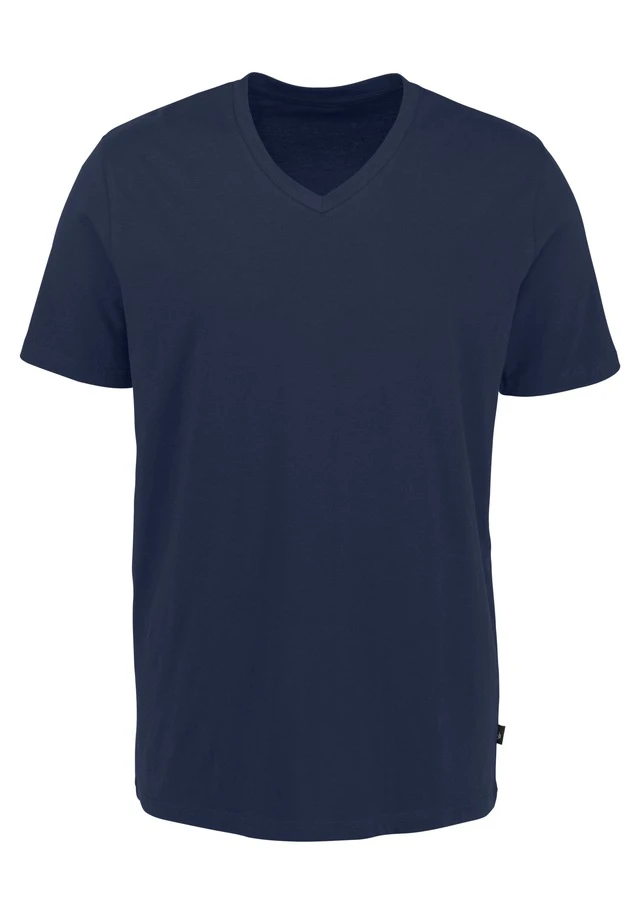 Bruno Banani T-Shirt, (3 Tlg., 3er-Pack), Mit V-Ausschnitt, Perfekte Passform, Aus Elastischer Baumwolle - Image 3
