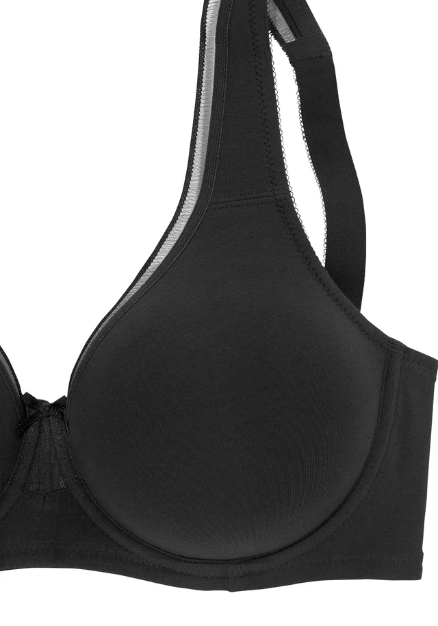 Petite Fleur Minimizer-BH, (Packung, 2 Stück), Aus Baumwolle Mit Nahtlosen Ungefütterten Cups, Basic Dessous - Image 5