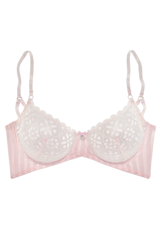 S.Oliver Bügel-BH »Amelie«, Aus Floraler Spitze, Dessous