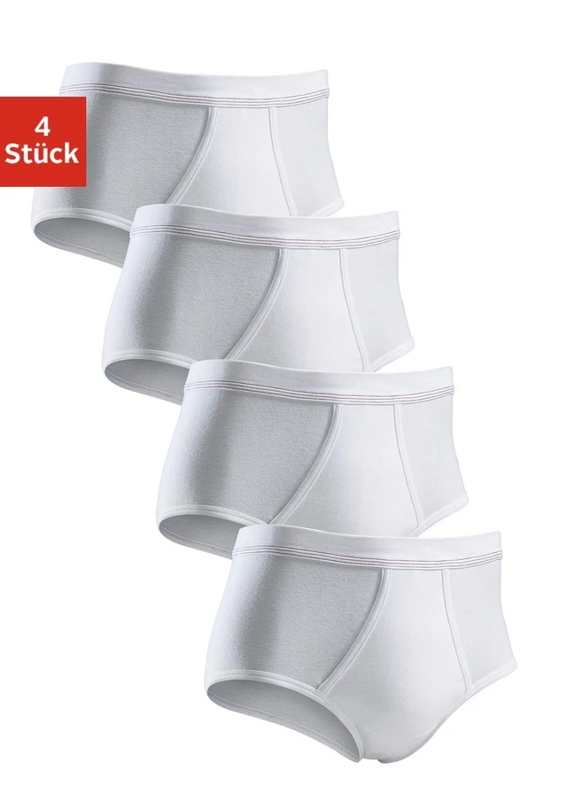 Clipper Slip, (Packung, 4 St.), Schlichtes Basic Für Jeden Tag Aus Feinripp