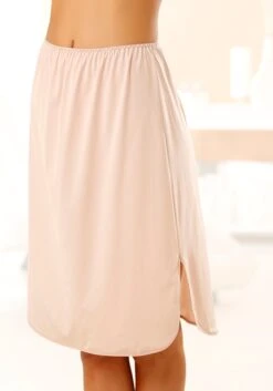 Nuance Unterrock, Aus Fließendem Material Für Eine Mittlere Länge, Basic Dessous