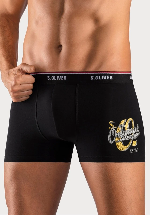 S.Oliver Boxer, (Packung, 3 St.), Mit Print Auf Dem Bein - Image 11