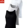 H.I.S Tanktop »Feinripp«, (3 Tlg.), Ohne Seitennähte