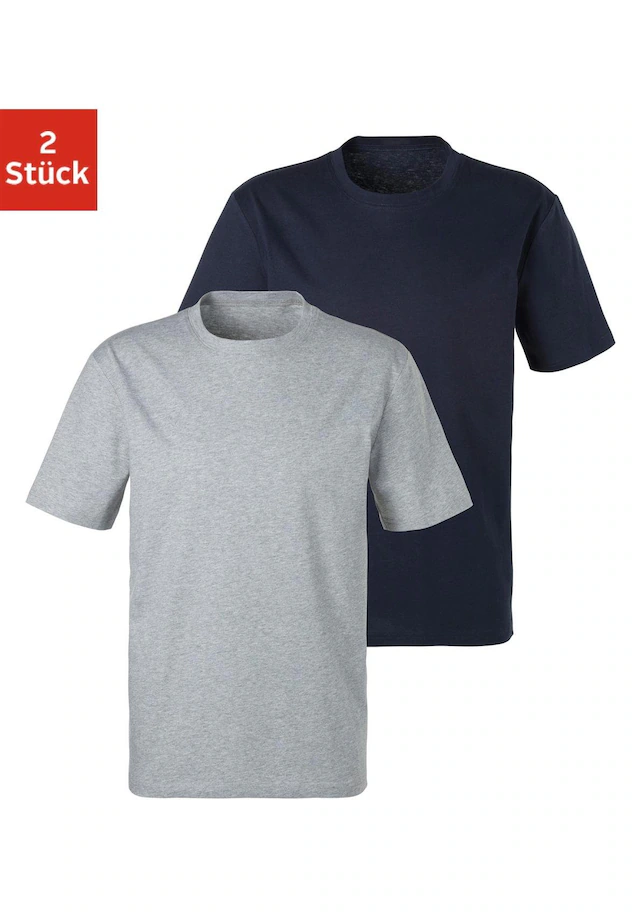 Bench. Loungewear T-Shirt, (2er-Pack), Basic In Uni - Image 7