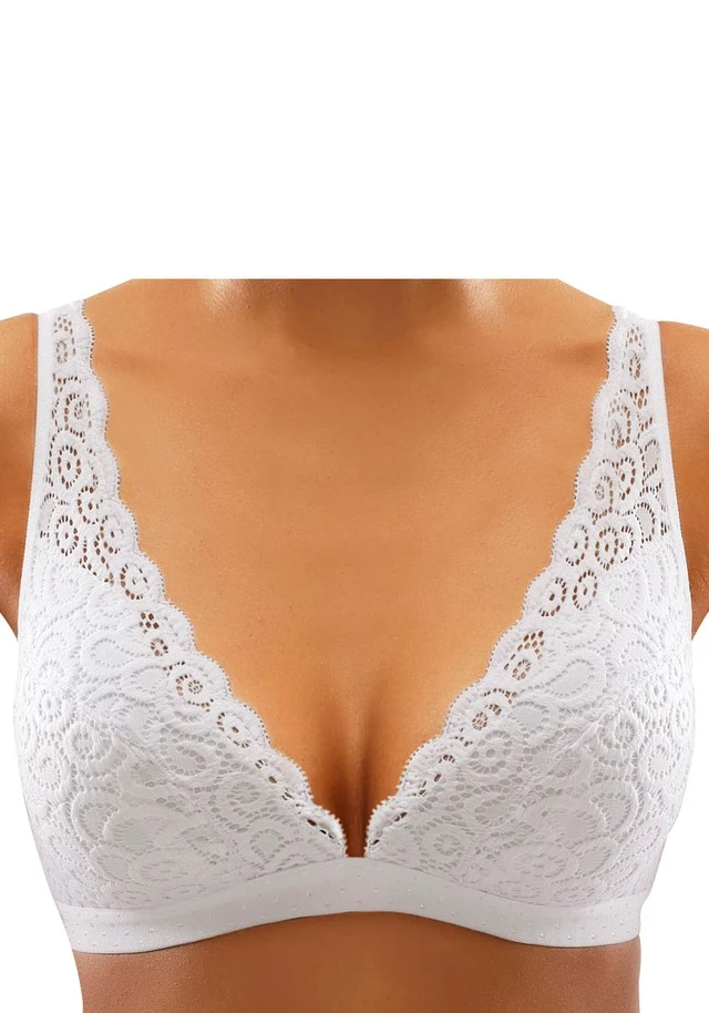Petite Fleur Bralette-BH, (Packung, 2 Stück), Ohne Bügel Aus Spitze, Dessous - Image 11