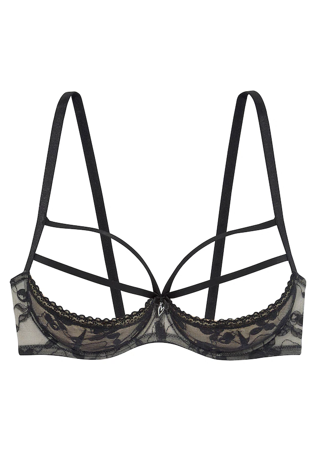 Petite Fleur Gold Büstenhebe, Mit Verführerischer Bänder-Optik - Image 2