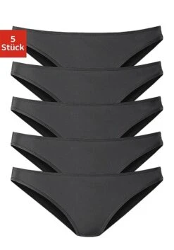 Bikinislip, (Packung, 5 St.), Aus Weicher Microfaserqualität