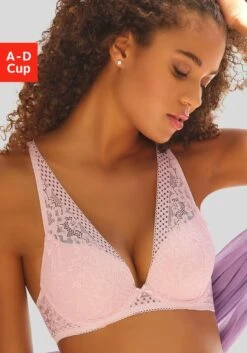 Vivance Push-up-BH, Dessous Im Hübschen Spitzen-Mix, Dessous