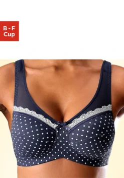 Nuance Entlastungs-BH, Ohne Bügel In Süßer Pünktchenoptik, Basic Dessous
