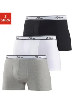 S.Oliver Boxer, (Packung), Mit Weißem Webbund