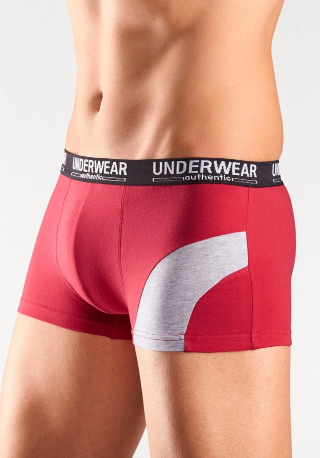 AUTHENTIC UNDERWEAR Hipster, (Packung, 4 St.), Mit Kontrastfarbenen Einsatz - Image 6