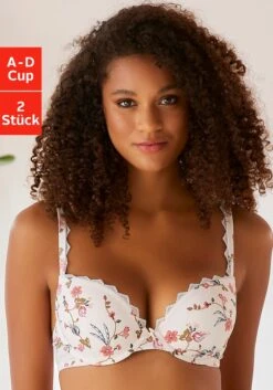 Petite Fleur Schalen-BH, (Packung, 2 Stück), Aus Weicher, Nachhaltiger Baumwolle