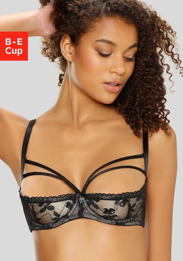 Petite Fleur Gold Büstenhebe, Mit Verführerischer Bänder-Optik