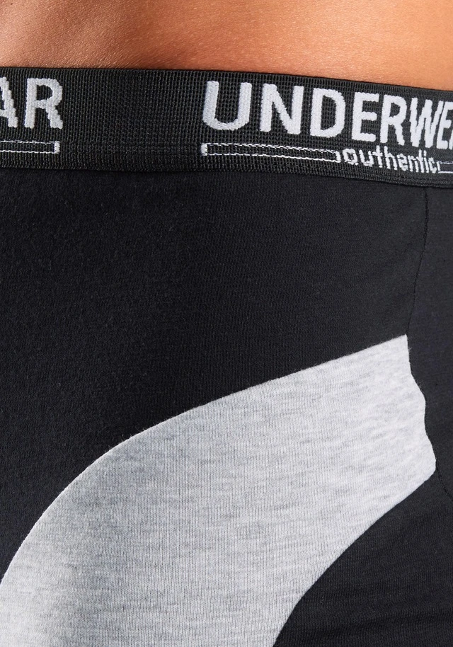 AUTHENTIC UNDERWEAR Hipster, (Packung, 4 St.), Mit Kontrastfarbenen Einsatz - Image 11