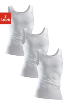 Clipper Exclusive Unterhemd, (3 St.), Mit Komfortschnitt, Hinten Etwas Länger - In Feinripp