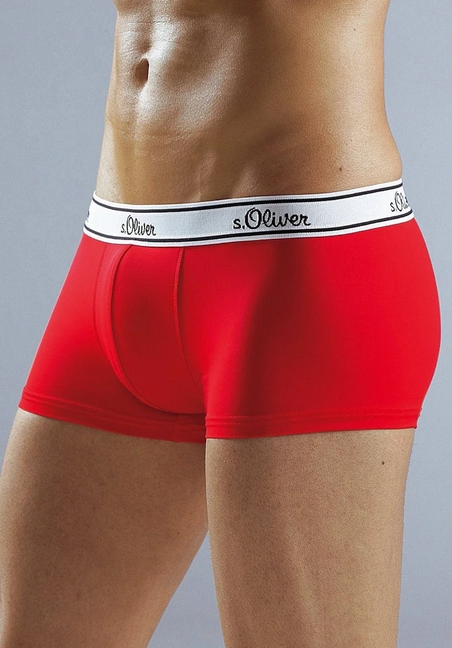 S.Oliver Hipster, (Packung, 3 St.), Schöne Retro Pants Mit Weißem Webbund - Image 2