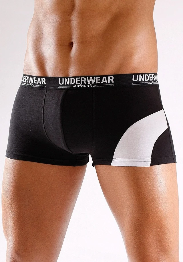 AUTHENTIC UNDERWEAR Hipster, (Packung, 4 St.), Mit Kontrastfarbenen Einsatz - Image 2