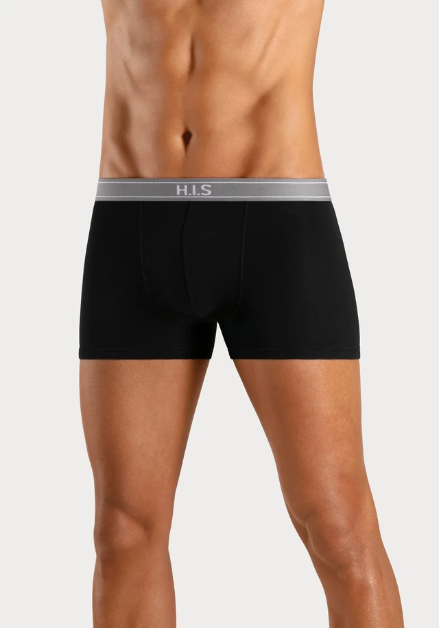 H.I.S Boxer, (Packung, 5 St.), Mit Steifen Und Logo Im Bund - Image 19