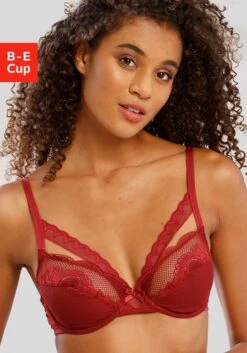 S.Oliver Bügel-BH, Mit Verführerischen Spitzen-Details, Sexy Dessous