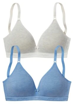 Petite Fleur Bralette-BH, (Packung, 2 Stück), Aus Seidig Glänzendem Modal Dope Dyed, Basic Dessous