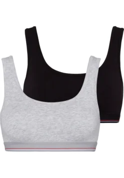 H.I.S Bustier, (Packung, 2 Stück), Mit Weichem Unterbrustgummi
