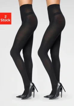 Vivance Feinstrumpfhose, 90 DEN, (2 St.), Wasser- Und Schmutzabweisend