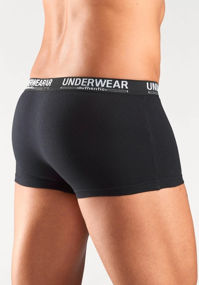 AUTHENTIC UNDERWEAR Hipster, (Packung, 4 St.), Mit Kontrastfarbenen Einsatz - Image 10