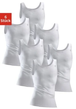 Clipper Exclusive Unterhemd, (6 St.), In Feinripp-Qualität