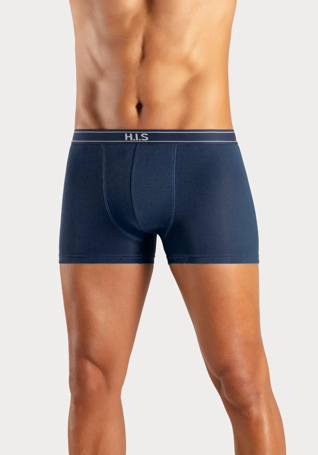 H.I.S Boxer, (Packung, 5 St.), Mit Steifen Und Logo Im Bund - Image 5
