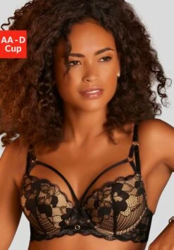 JETTE Push-up-BH, Mit Spitze Im Tattoo-Look