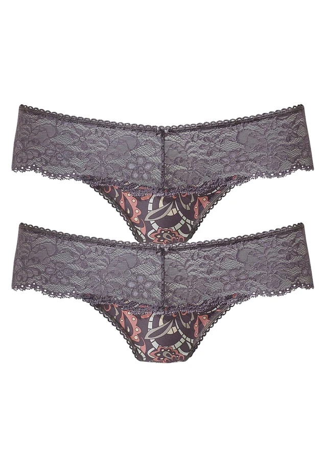 Nuance String, (2 St.), Dessous Mit Breitem Spitzenband - Image 11