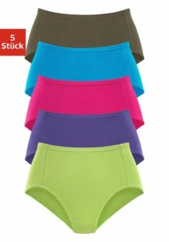 Petite Fleur Taillenslip, (Packung, 5 St.), Aus Weicher Pikee-Qualität