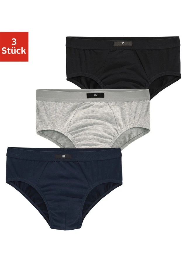 H.I.S Slip, (Packung, 3 St.), Ohne Seitennaht