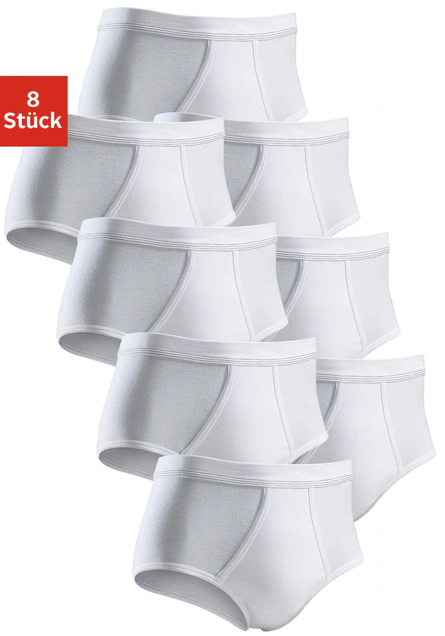 Clipper Slip, (Packung, 8 St.), Schlichtes Basic Für Jeden Tag Aus Feinripp