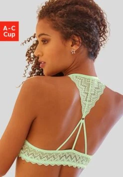 Vivance Push-up-BH, Mit Extravagantem Spitzenrücken, Dessous