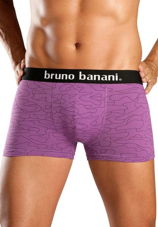 Bruno Banani Boxer, (Packung, 4 St.), Mit Kontrast-Webbund - Image 4