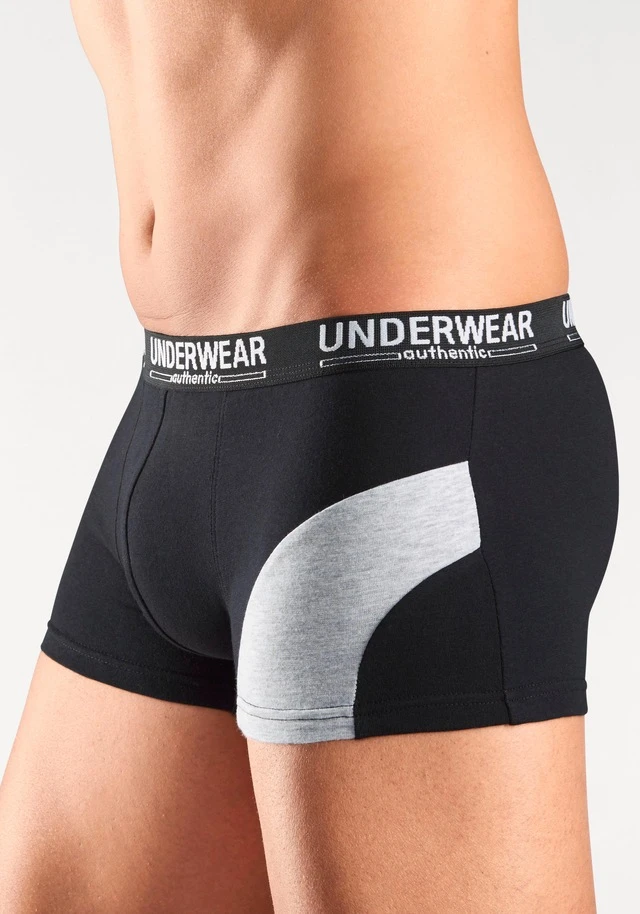 AUTHENTIC UNDERWEAR Hipster, (Packung, 4 St.), Mit Kontrastfarbenen Einsatz - Image 9