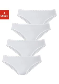 Petite Fleur Jazz-Pants Slips, (Packung, 4 St.), Aus Weicher Microfaser