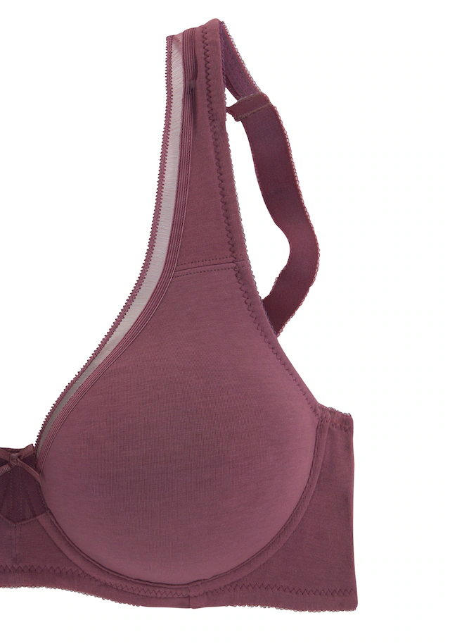 Petite Fleur Minimizer-BH, (Packung, 2 Stück), Aus Baumwolle Mit Nahtlosen Ungefütterten Cups, Basic Dessous - Image 14