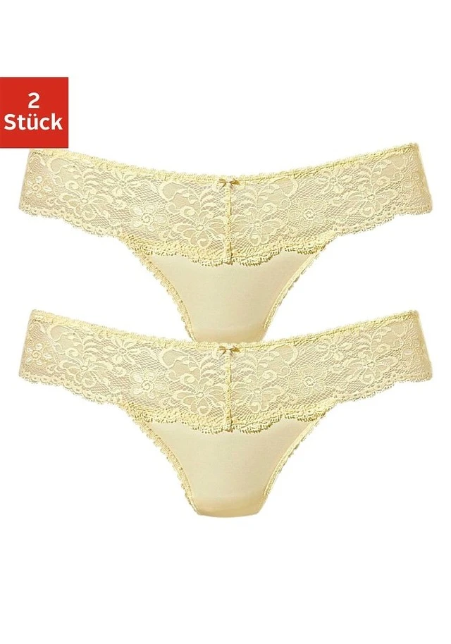 Nuance String, (2 St.), Dessous Mit Breitem Spitzenband - Image 3