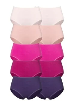 Petite Fleur Taillenslip, (Packung, 10 St.), In Frischen Uni-Farben