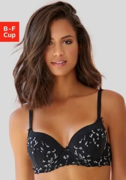 Nuance Schalen-BH, Mit Floraler Stickerei Am Cup, Dessous